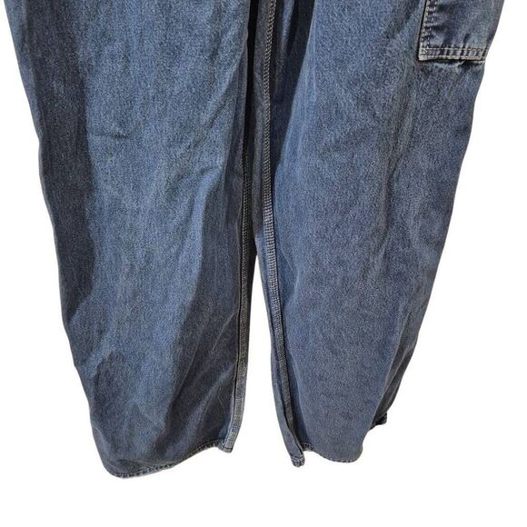 Key Imperial Aristocrat Unisex Medium Wash Blue Cotton Denim Overalls Bibs - Picture 7 of 16